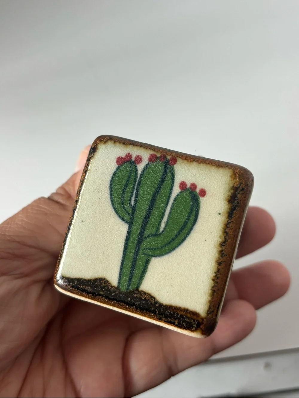 2”x2” Mexico Ceramic Square Candle